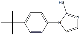 1-(4-tert-butylphenyl)-1H-imidazole-2-thiol Struktur