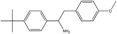 1-(4-tert-butylphenyl)-2-(4-methoxyphenyl)ethan-1-amine Struktur