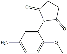 1-(5-amino-2-methoxyphenyl)pyrrolidine-2,5-dione Struktur