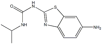 1-(6-amino-1,3-benzothiazol-2-yl)-3-propan-2-ylurea Struktur