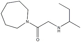 1-(azepan-1-yl)-2-(butan-2-ylamino)ethan-1-one Struktur