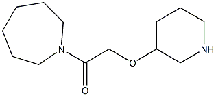 1-(azepan-1-yl)-2-(piperidin-3-yloxy)ethan-1-one Struktur