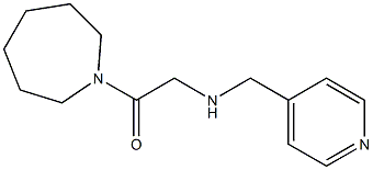 1-(azepan-1-yl)-2-[(pyridin-4-ylmethyl)amino]ethan-1-one Struktur