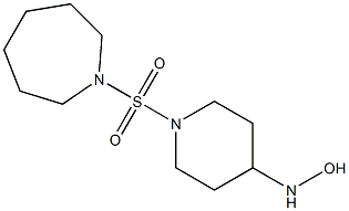 1-(azepane-1-sulfonyl)piperidine-4-hydroxylamine Struktur