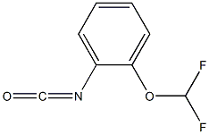 1-(difluoromethoxy)-2-isocyanatobenzene Struktur