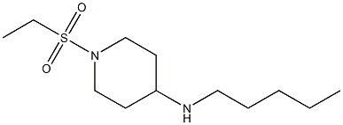 1-(ethanesulfonyl)-N-pentylpiperidin-4-amine Struktur