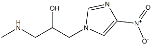 1-(methylamino)-3-(4-nitro-1H-imidazol-1-yl)propan-2-ol Struktur