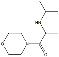 1-(morpholin-4-yl)-2-(propan-2-ylamino)propan-1-one Struktur