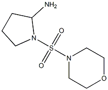 1-(morpholine-4-sulfonyl)pyrrolidin-2-amine Struktur