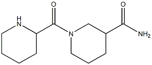 1-(piperidin-2-ylcarbonyl)piperidine-3-carboxamide Struktur