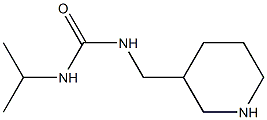 1-(piperidin-3-ylmethyl)-3-propan-2-ylurea Struktur