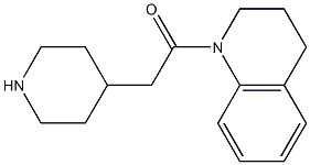 1-(piperidin-4-ylacetyl)-1,2,3,4-tetrahydroquinoline Struktur