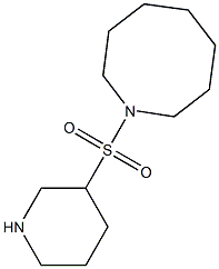 1-(piperidine-3-sulfonyl)azocane Struktur