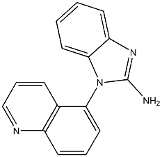 1-(quinolin-5-yl)-1H-1,3-benzodiazol-2-amine Struktur