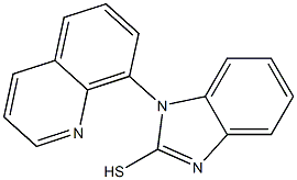 1-(quinolin-8-yl)-1H-1,3-benzodiazole-2-thiol Struktur