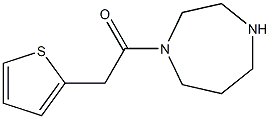 1-(thien-2-ylacetyl)-1,4-diazepane Struktur