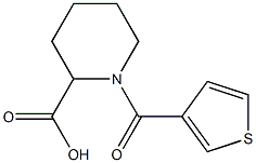 1-(thien-3-ylcarbonyl)piperidine-2-carboxylic acid Struktur