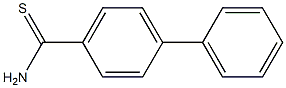 1,1'-biphenyl-4-carbothioamide Struktur