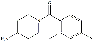 1-[(2,4,6-trimethylphenyl)carbonyl]piperidin-4-amine Struktur