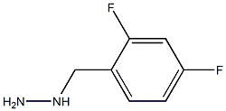 1-[(2,4-difluorophenyl)methyl]hydrazine Struktur