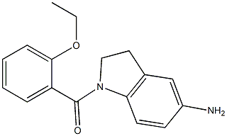 1-[(2-ethoxyphenyl)carbonyl]-2,3-dihydro-1H-indol-5-amine Struktur