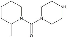 1-[(2-methylpiperidin-1-yl)carbonyl]piperazine Struktur