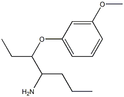 1-[(4-aminoheptan-3-yl)oxy]-3-methoxybenzene Struktur