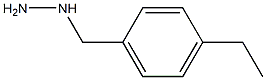 1-[(4-ethylphenyl)methyl]hydrazine Struktur