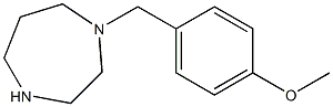 1-[(4-methoxyphenyl)methyl]-1,4-diazepane Struktur