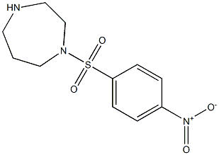 1-[(4-nitrophenyl)sulfonyl]-1,4-diazepane Struktur