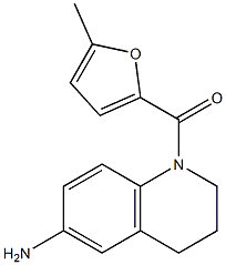 1-[(5-methylfuran-2-yl)carbonyl]-1,2,3,4-tetrahydroquinolin-6-amine Struktur