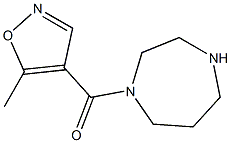 1-[(5-methylisoxazol-4-yl)carbonyl]-1,4-diazepane Struktur