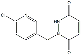 1-[(6-chloropyridin-3-yl)methyl]-1,2,3,6-tetrahydropyridazine-3,6-dione Struktur