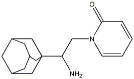 1-[2-(1-adamantyl)-2-aminoethyl]pyridin-2(1H)-one Struktur