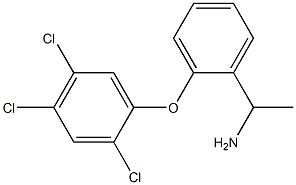 1-[2-(2,4,5-trichlorophenoxy)phenyl]ethan-1-amine Struktur