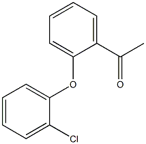 1-[2-(2-chlorophenoxy)phenyl]ethan-1-one Struktur