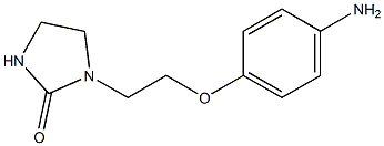 1-[2-(4-aminophenoxy)ethyl]imidazolidin-2-one Struktur