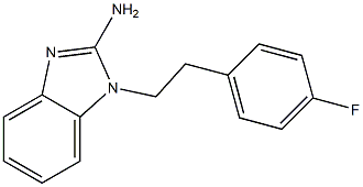 1-[2-(4-fluorophenyl)ethyl]-1H-1,3-benzodiazol-2-amine Struktur