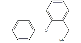 1-[2-(4-methylphenoxy)phenyl]ethan-1-amine Struktur