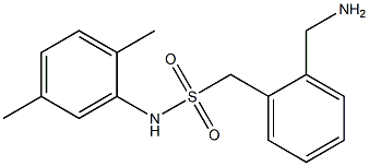 1-[2-(aminomethyl)phenyl]-N-(2,5-dimethylphenyl)methanesulfonamide Struktur