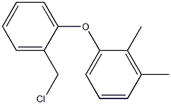 1-[2-(chloromethyl)phenoxy]-2,3-dimethylbenzene Struktur