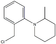 1-[2-(chloromethyl)phenyl]-2-methylpiperidine Struktur