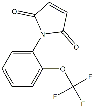 1-[2-(trifluoromethoxy)phenyl]-2,5-dihydro-1H-pyrrole-2,5-dione Struktur