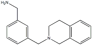 1-[3-(3,4-dihydroisoquinolin-2(1H)-ylmethyl)phenyl]methanamine Struktur