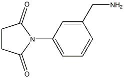 1-[3-(aminomethyl)phenyl]pyrrolidine-2,5-dione Struktur