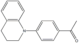 1-[4-(1,2,3,4-tetrahydroquinolin-1-yl)phenyl]ethan-1-one Struktur