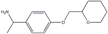 1-[4-(oxan-2-ylmethoxy)phenyl]ethan-1-amine Struktur