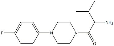 1-{[4-(4-fluorophenyl)piperazin-1-yl]carbonyl}-2-methylpropylamine Struktur