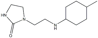 1-{2-[(4-methylcyclohexyl)amino]ethyl}imidazolidin-2-one Struktur