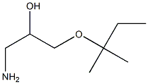 1-amino-3-[(2-methylbutan-2-yl)oxy]propan-2-ol Struktur